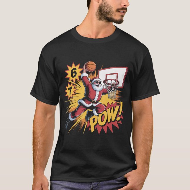Camisa engraçada do Papai Noel para o 67º aniversá (Frente)