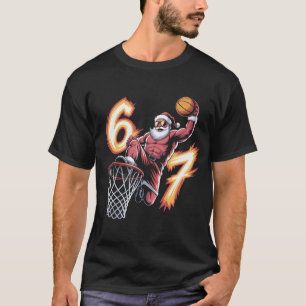 Camisa engraçada do Papai Noel para o 67º aniversá