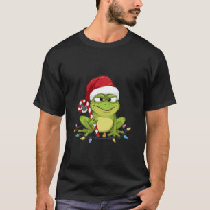 Camisa engraçada do Papai Noel Sapo Natal - Sapo F