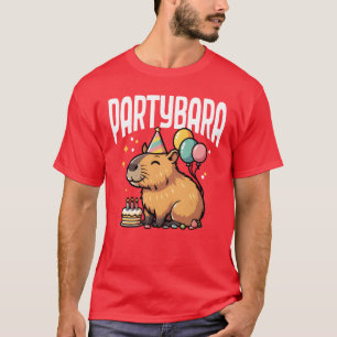 Camisa engraçada do Partybara Capivara Festa de An