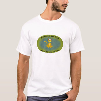 Camisa engraçada do pastor profissional do gato