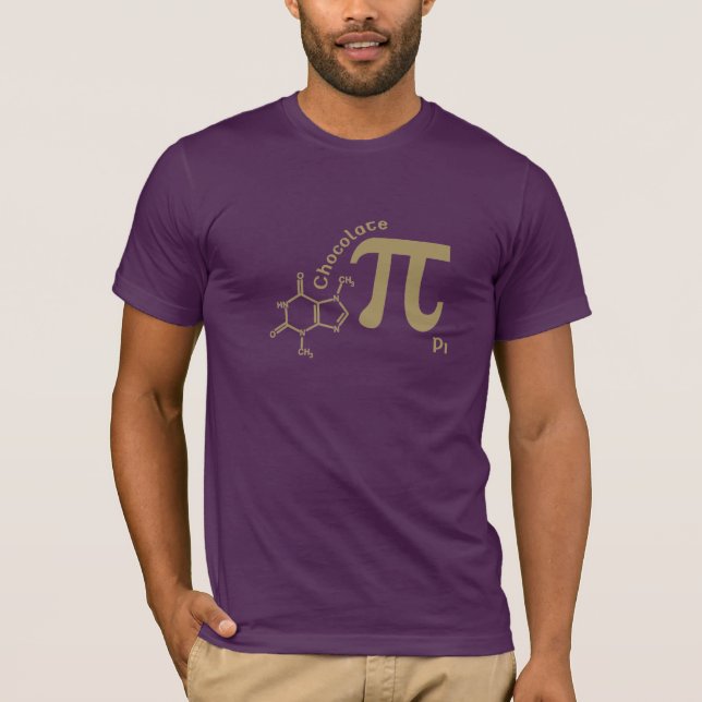 Camisa engraçada do Pi do chocolate (Frente)