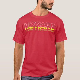Camisa engraçada do primeiro nome Howard vintage p
