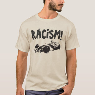 Camisa engraçada do racismo do carro de corridas