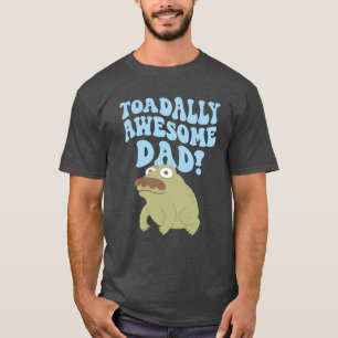 Camisa engraçada do sapo com piadas de papai super