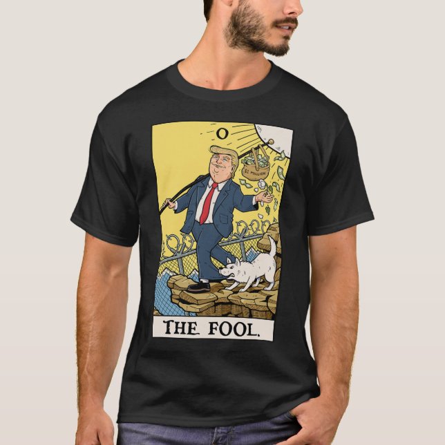 Camisa engraçada do Trump como o Louco Tarot Funny (Frente)