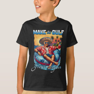 Camisa engraçada do Trump Faça o Golfo Grande Trum