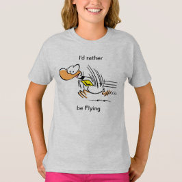 Camisa engraçada do vôo do pato de Ding