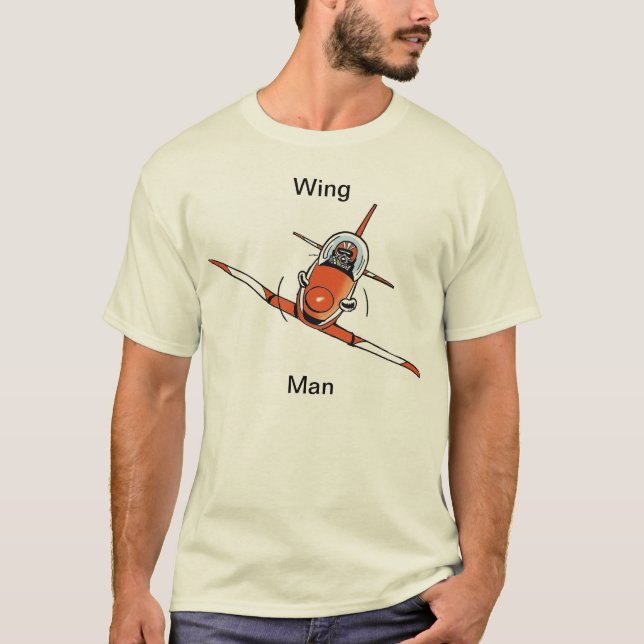 Camisa engraçada dos desenhos animados da aviação (Frente)