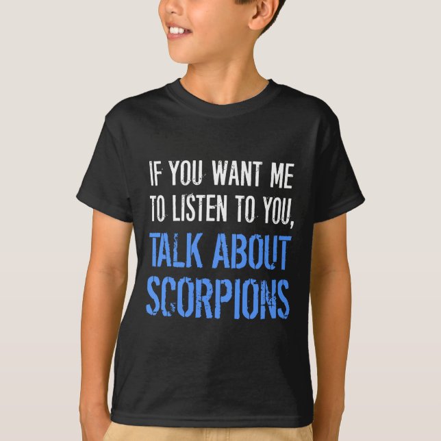 Camisa engraçada dos escorpião T (Frente)
