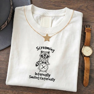 Camisa engraçada e atrevida de guaxinim filhote
