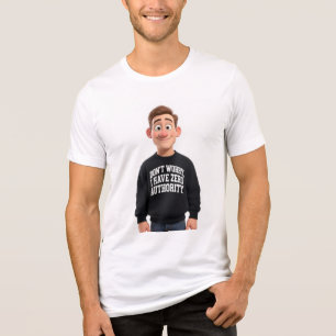 Camisa engraçada existencial com 'Eu Não Tenho Aut