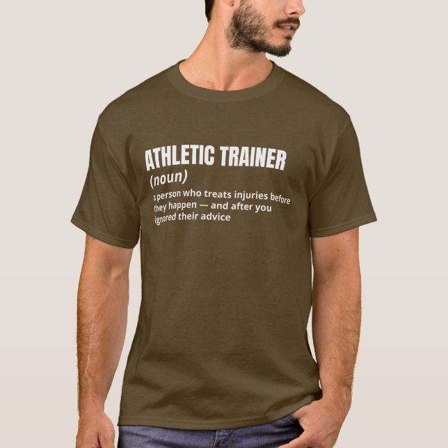 Camisa Engraçada - Formador atlético (Frente)