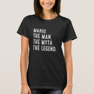 Camisa engraçada Mario O Homem O Mito A Lenda Mar