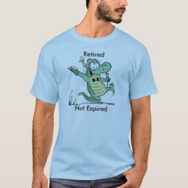 Camisa engraçada não expirada aposentada da idade