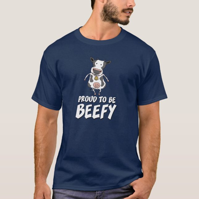 Camisa engraçada: Orgulhoso ser Beefy (Frente)