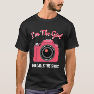 Camisa Engraçada Para A Rapariga De Fotografadores