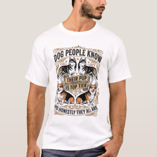 Camisa engraçada para amante de cães com debate de