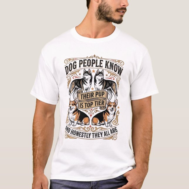 Camisa engraçada para amante de cães com debate de (Frente)