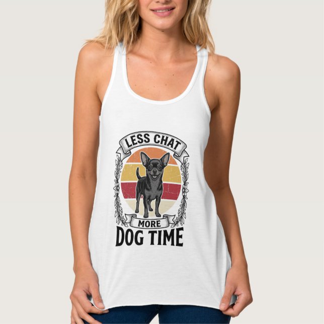 Camisa engraçada para amante de cães, gravação vin (Frente)