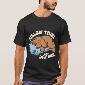 Camisa engraçada para cachorro dormir e roubar tra