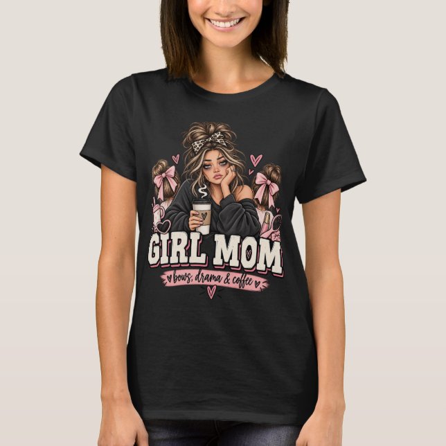 Camisa engraçada para mães de meninas (Frente)