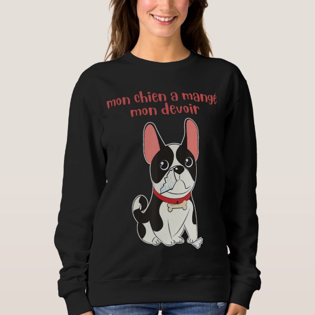 Camisa engraçada para professor de francês MON CHI (Frente)
