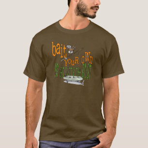 Camisa Engraçada Pesca Humor Isca