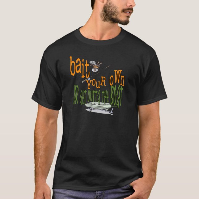 Camisa Engraçada Pesca Humor Isca (Frente)