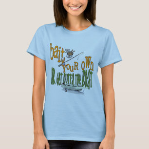 Camisa Engraçada Pesca Humor Isca