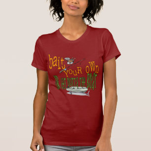 Camisa Engraçada Pesca Humor Isca
