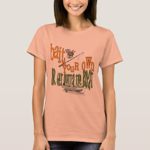Camisa Engraçada Pesca Humor Isca