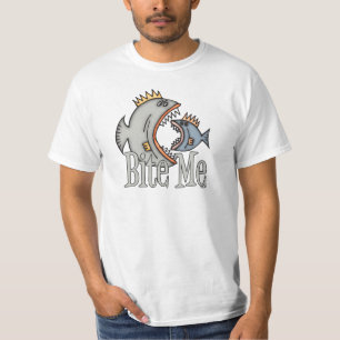 Camisa Engraçada Pesca Humor Pesca Me Morde