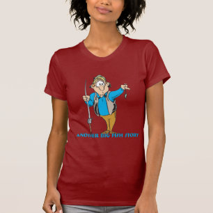Camisa Engraçada Pesca Humor Pesca Peixe Grande