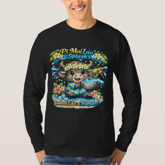Camisa engraçada Pi Mai Lao encharcada como um búf