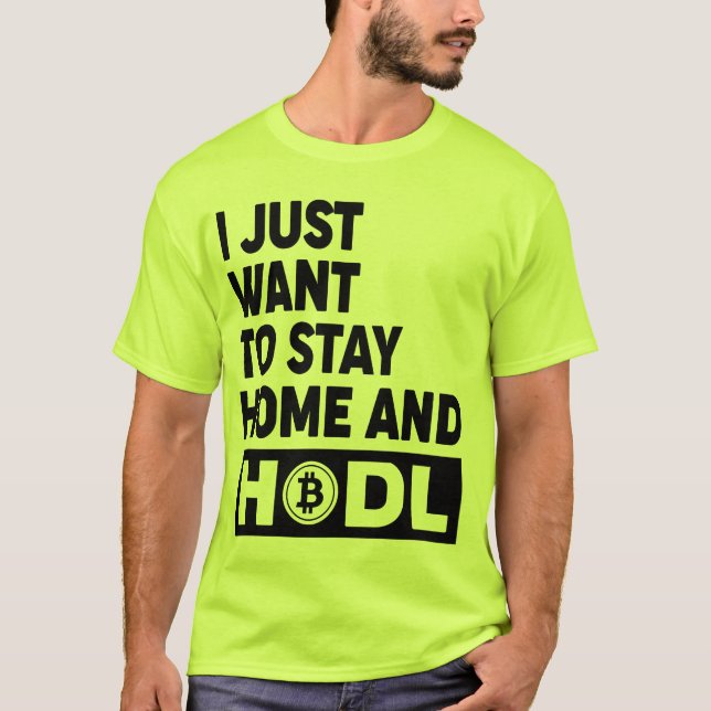 Camisa engraçada presente Hodl Bitcoin Crypto (doi (Frente)
