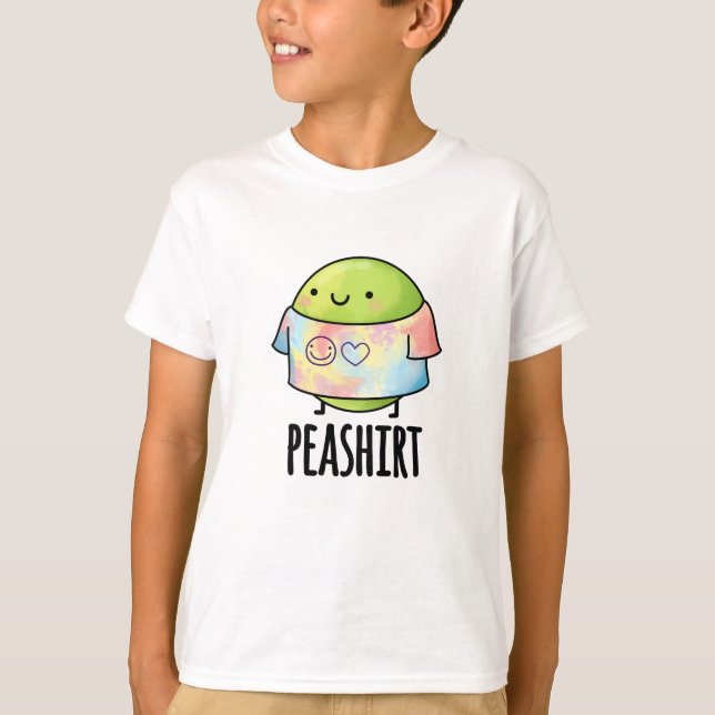 Camisa Engraçada Veggie Pea TShirt Pun (Frente)