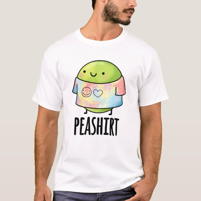 Camisa Engraçada Veggie Pea TShirt Pun (Frente)