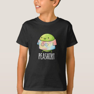 Camisa Engraçada Veggie Pea TShirt Pun Dark BG