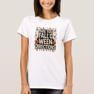 Camisa Engraçada Vibes Fall-o-Ween