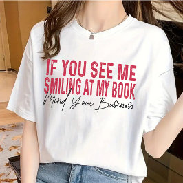 Camisa Engraçado de Citação para Leitores de Livro