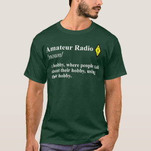 Camisa Engraçado de rádio amador Hobby para HAM