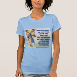 Camisa Engraçado Impressão do Cachorro O que você 