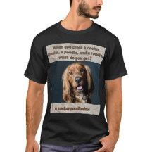 Camisa Engraçado Impressão do Cachorro O que você