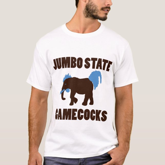 Camisa enorme do slogan dos Gamecocks do estado (Frente)