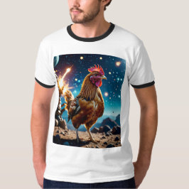 Camisa Epic Space Chicken Batty Galaxy