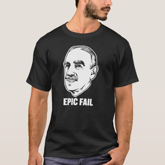 Camisa épico da falha de Keynes (Frente)