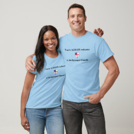 Camisa Episcopal "Sempre Bem-Vindo"