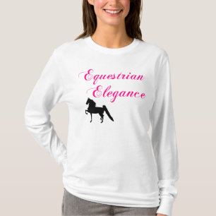 Camisa equestre das senhoras da elegância