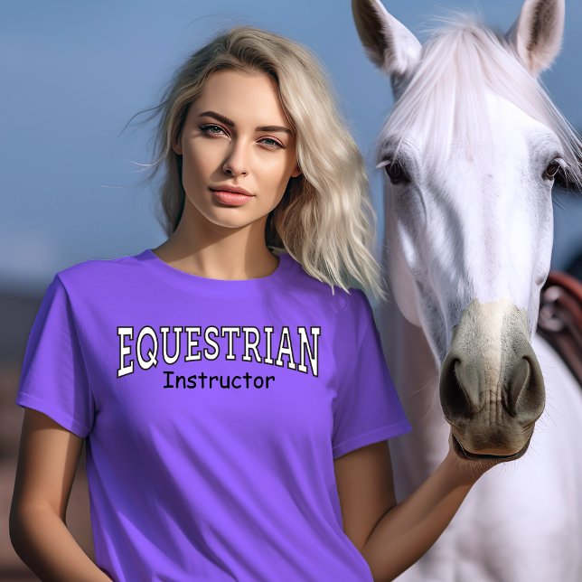 Camisa Equestre Instrutor de Cavalgar (Criador carregado)
